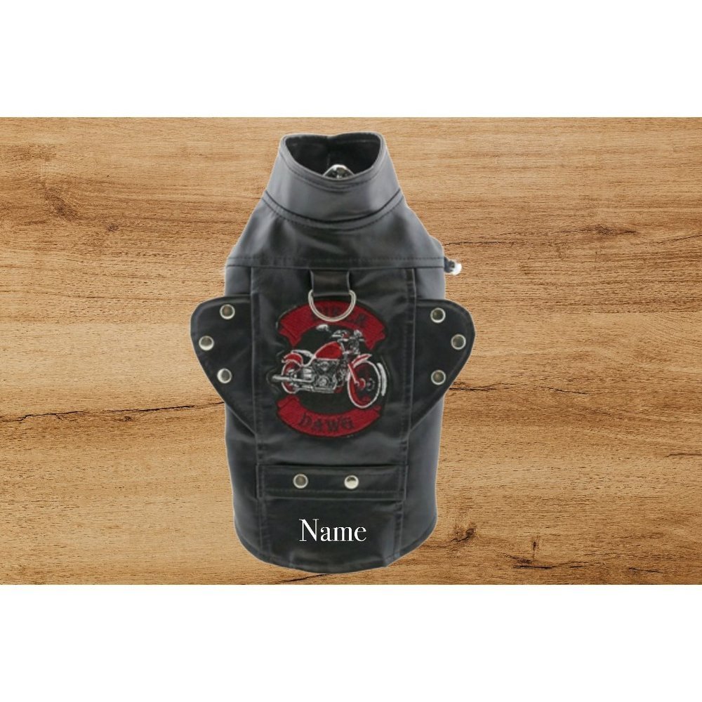 Custom Dog Motorcycle Jacket
